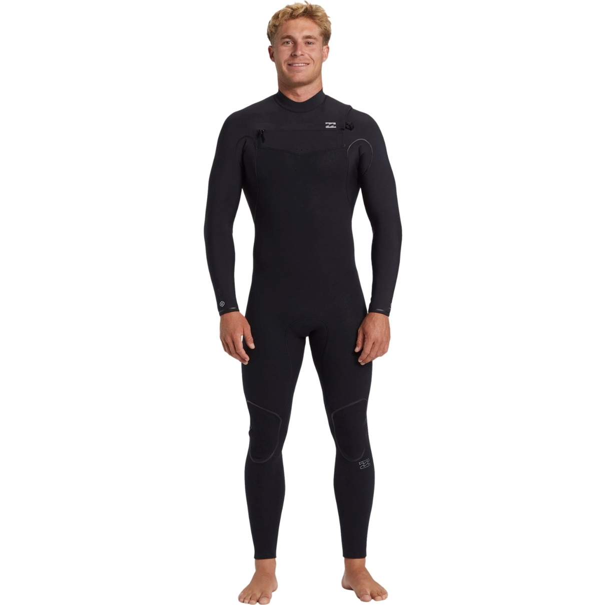 Billabong Furnace 4/3mm Chest Zip 2026 Natural Våddragt Til Mænd ABYW100265 Black